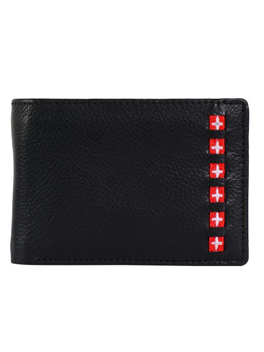 Leather Zentrum Genuine Leather Black Bi-Fold Men's Wallet (5 Card Slots)