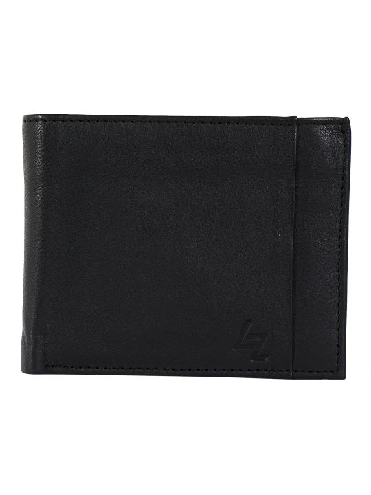 Leather Zentrum Genuine Leather Men's Bi-Fold Casual Black Wallet (7 Card Slots)