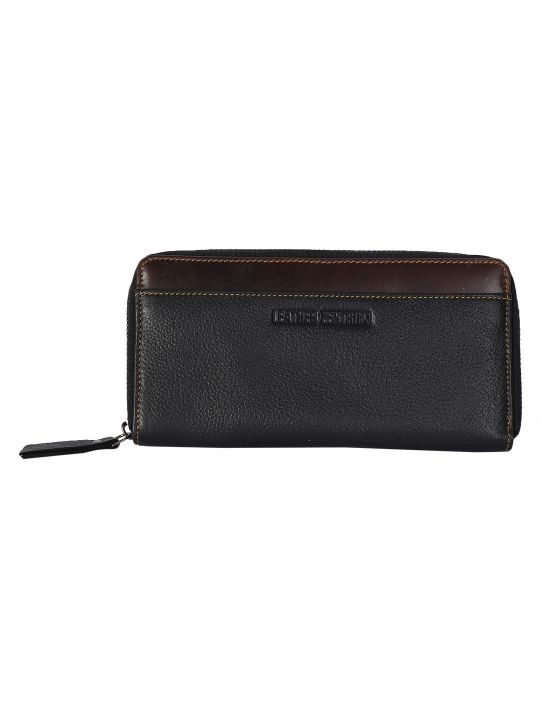 Leather Zentrum Genuine Leather Women's Stylish Black Wallet Clutch