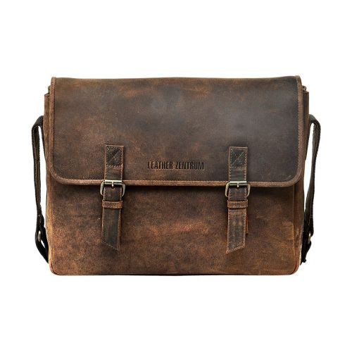 Leather Messenger Bag